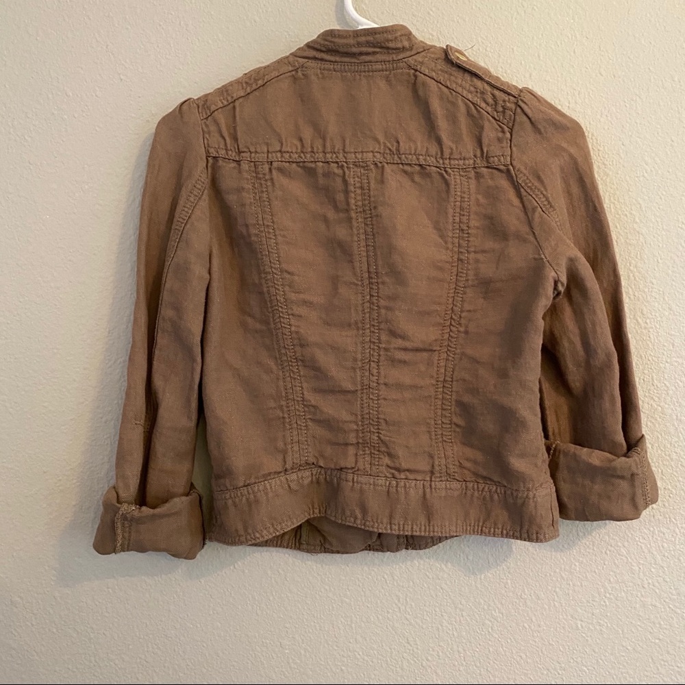 H&M Tan Linen Jacket - Picture 4 of 6